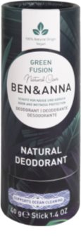 BEN&ANNA Natural Deodorant Green Fusion Zīmuļveida dezodorants