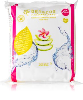 Benecos Natural Care čistiace pleťové obrúsky s aloe vera
