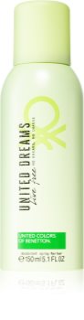 Benetton United Dreams for her Live Free Deodorant Spray für Damen
