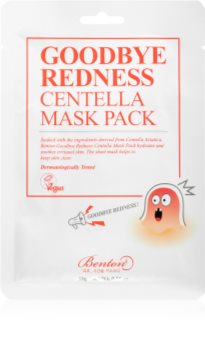 Benton Goodbye Redness Centella masque apaisant en tissu pour peaux à problèmes, acné