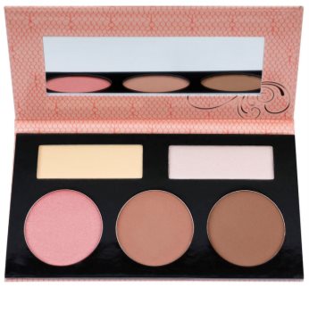 BH Cosmetics Nude Rose 4 Color Highlighter Palette