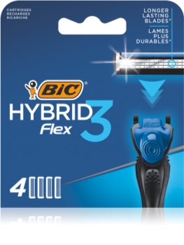 BIC FLEX3 Hybrid lames de rechange 4 pièces