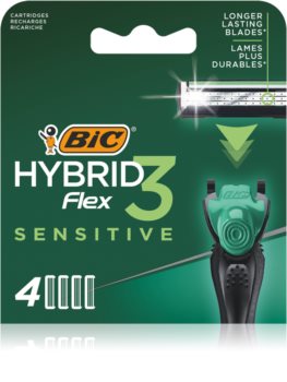 BIC FLEX3 Hybrid Sensitive lames de rechange 4 pièces