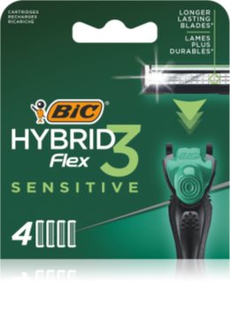 BIC FLEX3 Hybrid Sensitive zapasowe ostrza 4 szt.