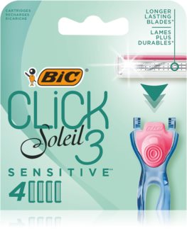 BIC Soleil Click Sensitive atsarginės galvutės