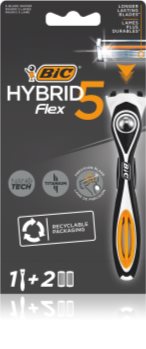 BIC FLEX5 Hybrid бритвенный станок + 2 запасные головки