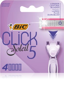 BIC Soleil Click 5 pakaitiniai peiliukai, 4 vnt.