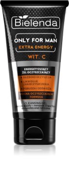 Bielenda Only for Men Extra Energy gel za čišćenje lica za umornu kožu lica