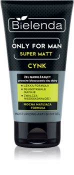 Bielenda Only for Men Super Mat gel idratante contro la pelle lucida e i pori dilatati