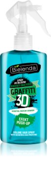 Bielenda Graffiti 3D Effect Push-Up spray styling para volume e brilho