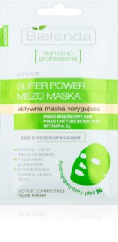 Bielenda Skin Clinic Professional Correcting máscara em folha contra imperfeições de pele acneica