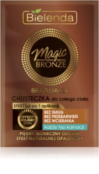 Bielenda Magic Bronze toalhete de autobronzeamento para todos os tipos de pele