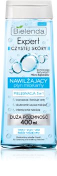 Bielenda Expert Pure Skin Moisturizing micelární čisticí voda 3 v 1
