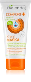 Bielenda Comfort+ kremasta maska s učinkom pilinga za rožnatu kožu stopala