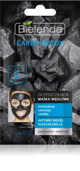 Bielenda Carbo Detox Active Carbon maschera detergente al carbone attivo per pelli secche e sensibili