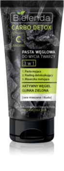 Bielenda Carbo Detox Active Carbon Reinigungspaste mit Aktivkohle 3 in 1