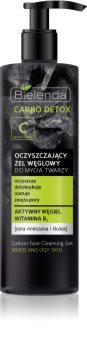 Bielenda Carbo Detox Active Carbon Cleansing Gel with Activated Charcoal for Oily and Combination Skin