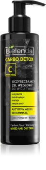 Bielenda Carbo Detox Active Carbon почистващ гел с активен въглен за смесена и мазна кожа