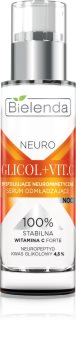 Bielenda Neuro Glicol + Vit. C Night Rejuvenating Serum with Exfoliating Effect