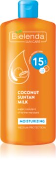 Bielenda Sun Care drėkinamasis apsaugos nuo saulės pienelis SPF 15