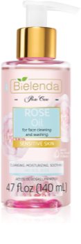 Bielenda Rose Care καθαριστικό λάδι τριαντάφυλλου για ευαίσθητη επιδερμίδα