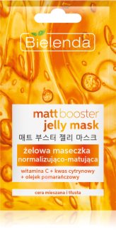 Bielenda Jelly Mask Matt Booster matirajuća maska za normalizaciju kože za mješovitu i masnu kožu
