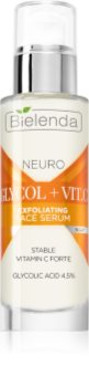 Bielenda Neuro Glicol + Vit. C ανανωτικός ορός νύχτας με αποτέλεσμα απολέπισης