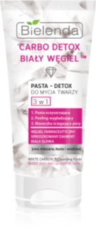 Bielenda Carbo Detox White Carbon почистваща паста 3 в 1