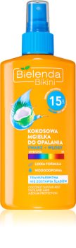Bielenda Bikini прозора емульсія для засмаги SPF 15