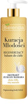 Bielenda Youth Therapy leite corporal regenerador com extrato de baba de caracol