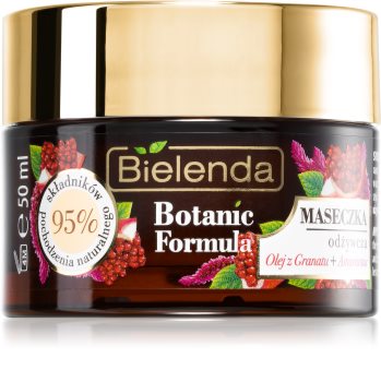 Bielenda Botanic Formula Pomegranate Oil + Amaranth masque visage hydratant et nourrissant