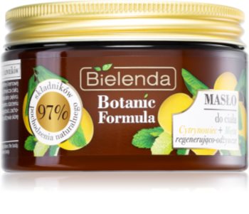Bielenda Botanic Formula Lemon Tree Extract + Mint maitinamasis kūno sviestas
