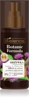 Bielenda Botanic Formula Burdock + Nettle après-shampoing sans rinçage en spray pour cheveux gras