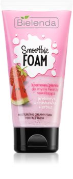 Bielenda Smoothie Prebiotic + Strawberry + Water Melon Hydrating Cleansing Foam