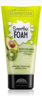 Bielenda Smoothie Prebiotic + Avocado + Kiwi pjena za čišćenje s mat efektom