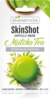 Bielenda Skin Shot Matcha Tea masque visage détoxifiant