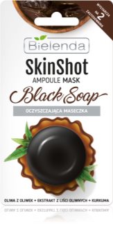 Bielenda Skin Shot Black Soap почистваща маска за лице