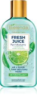 Bielenda Fresh Juice Lime apă micelară pentru piele mixtă și sensibilă