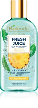 Bielenda Fresh Juice Pineapple Mizellenwasser zur Verjüngung der Gesichtshaut