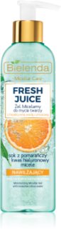 Bielenda Fresh Juice Orange  μικυλλιακό τζελ καθαρισμού  με ενυδατικό αποτέλεσμα