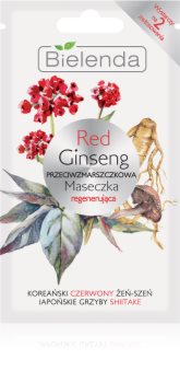 Bielenda Red Gingseng регенерираща маска за лице против бръчки