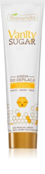Bielenda Vanity Sugar plaukelių šalinimo kremas kojoms bikinio sričiai ir pažastims
