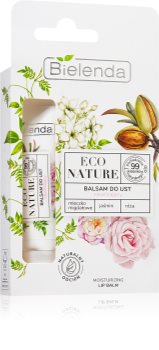 Bielenda ECO NATURE Almond milk + Jasmine + Rose baume à lèvres hydratant