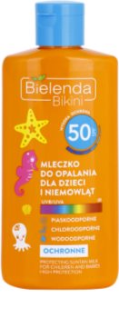 Bielenda Bikini schützende Sonnenmilch für Kinder SPF 50