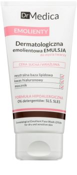 Bielenda Dr Medica Emollients emulsão de limpeza para pele seca a sensível