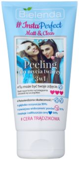 Bielenda #Insta Perfect Matt & Clear esfoliante facial 3 em 1 para pele problemática