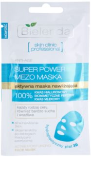 Bielenda Skin Clinic Professional Moisturizing máscara em folha com efeito hidratante e suavizante