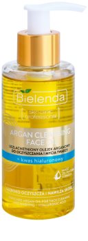 Bielenda Skin Clinic Professional Moisturizing óleo argão de limpeza com ácido hialurónico