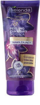 Bielenda Your Care Frangipani & Royal Jelly gommage corps au sucre pour une peau hydratée et raffermie