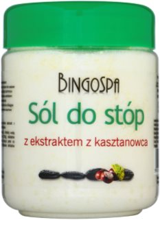 BingoSpa Chestnut koupelová sůl na nohy se sklonem k otokům a křečovým žilám
